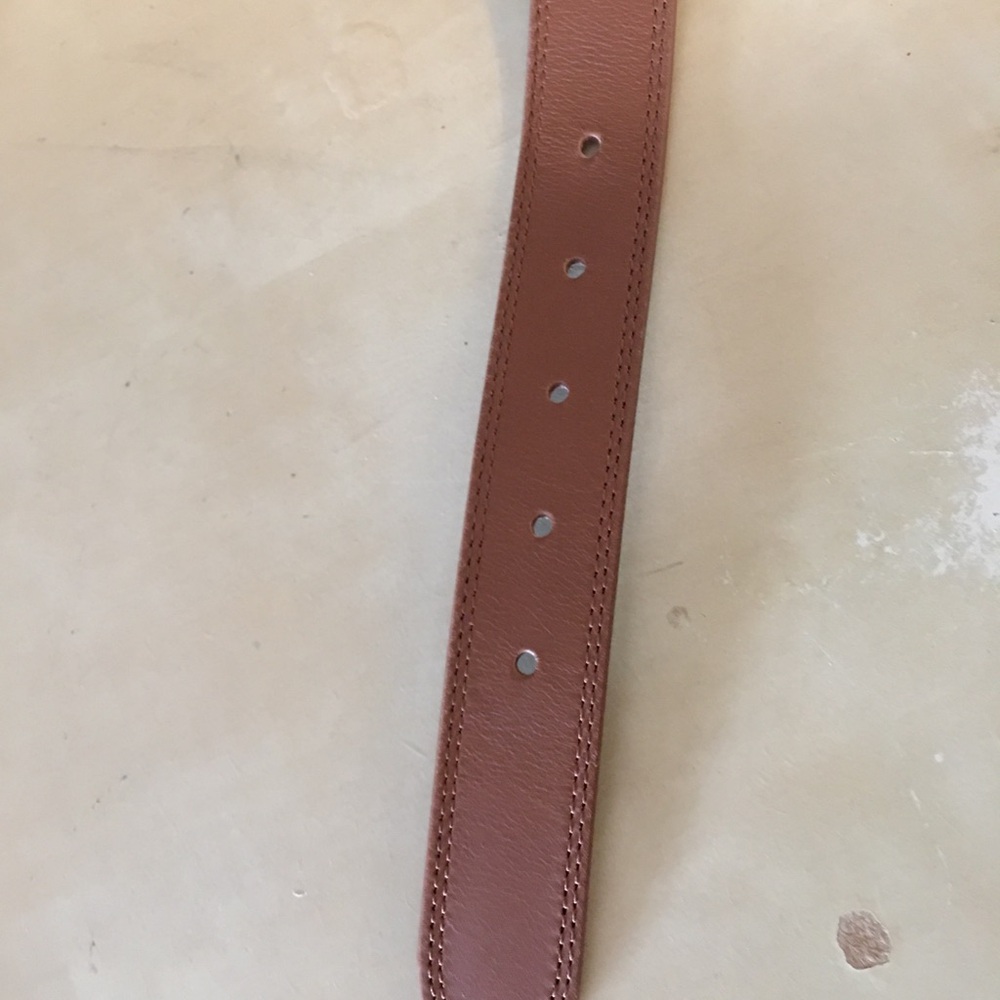 Sezane Taylor belt in natural heritage leather size 85 or s nwot - Picture 8 of 8